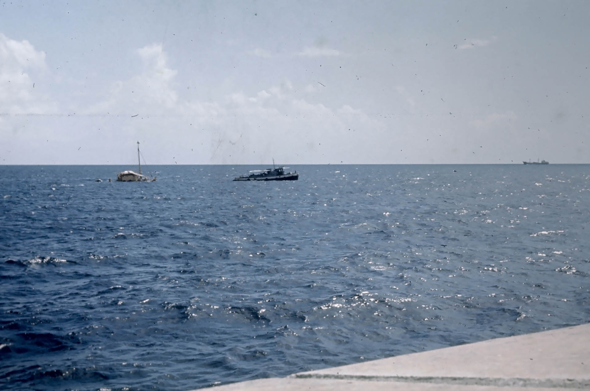 Ra II is towed to the DeepWater Harbour for Shipment to Norway