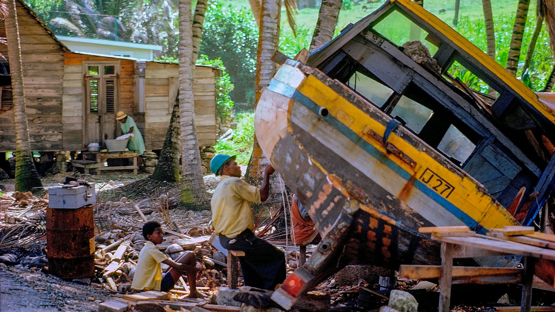 Fishing Boat Repairs, Bathsheba, St. Joseph