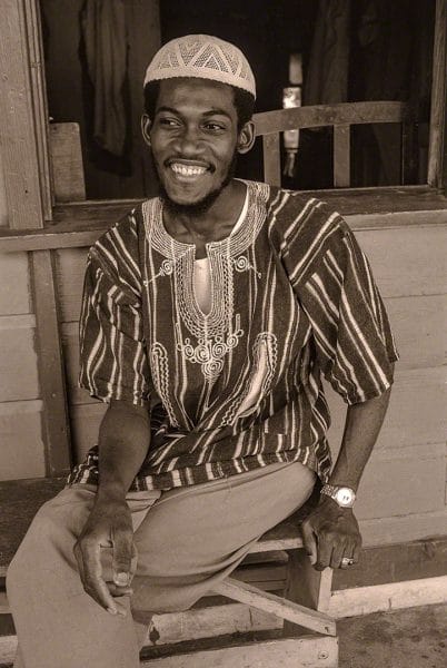 A member of Jumma Masjid 1976-h3-11-29