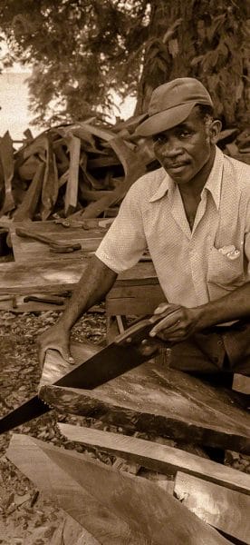 Mr. Babb cuts a rib by hand - these have multiple angles to maintain Mr. Babb cuts a rib by hand - these have multiple angles to maintain